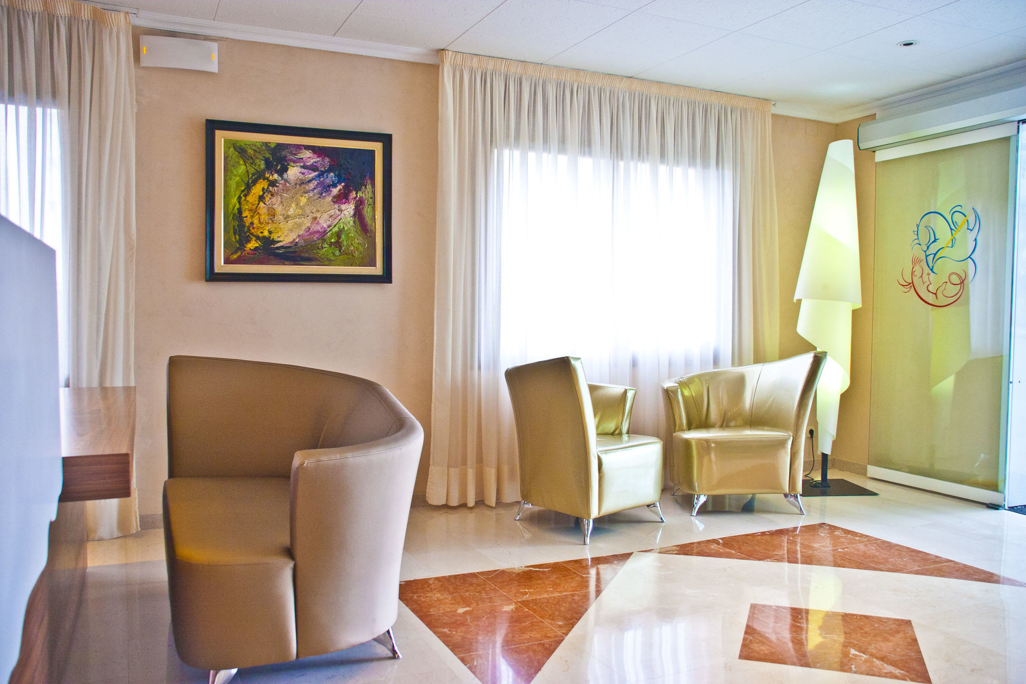 Sant Jordi Boutique Hotel Calella Exterior foto The lobby of the hotel
